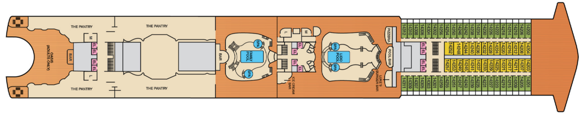 Deck 14 plan